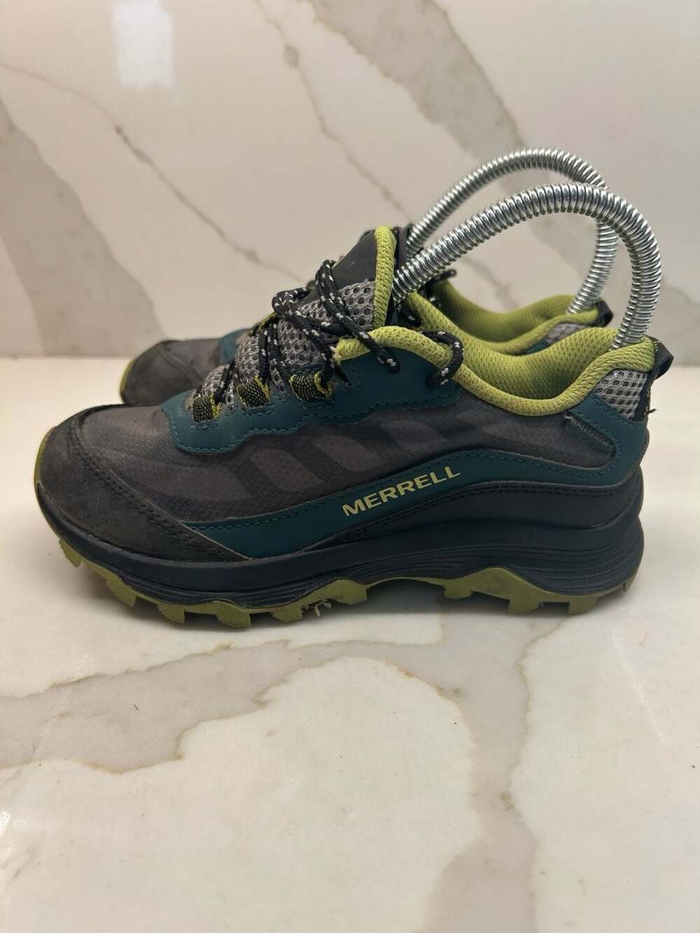 Merrell Kids Moab Speed Mid Waterproof Hiking, Size 2
